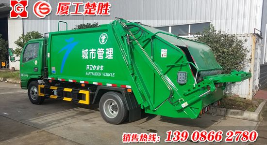 楚勝牌6方東風(fēng)凱普特壓縮式垃圾車(chē)